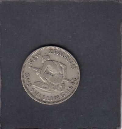 Beschrijving: 1 SHILLING MAORI